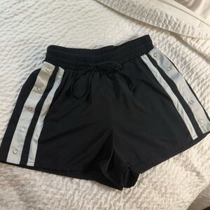 Black and White Women's Shorts